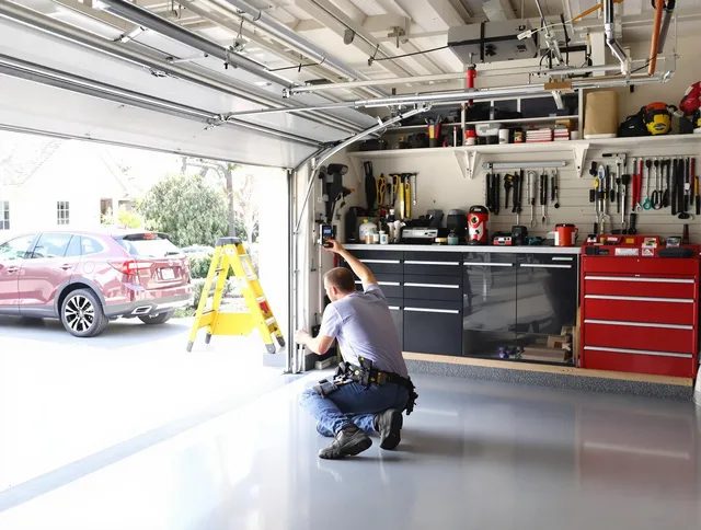 Local garage door repair service by East Windsor Garage Door Repair in East Windsor
