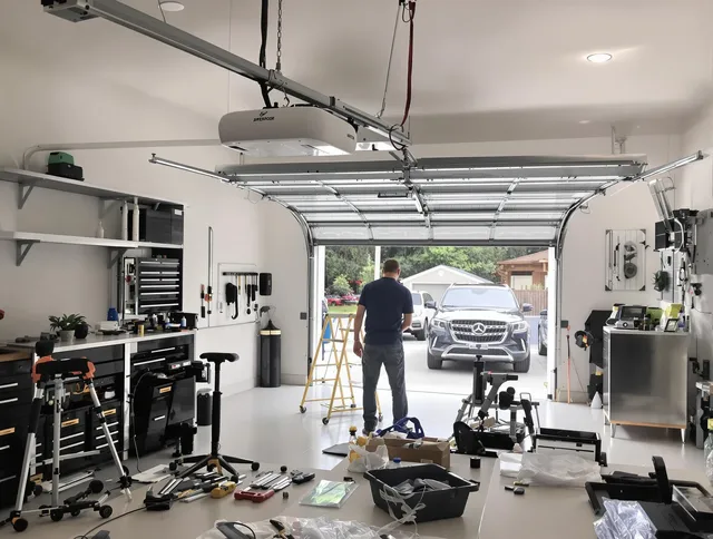 Garage door opener installation by East Windsor Garage Door Repair in East Windsor