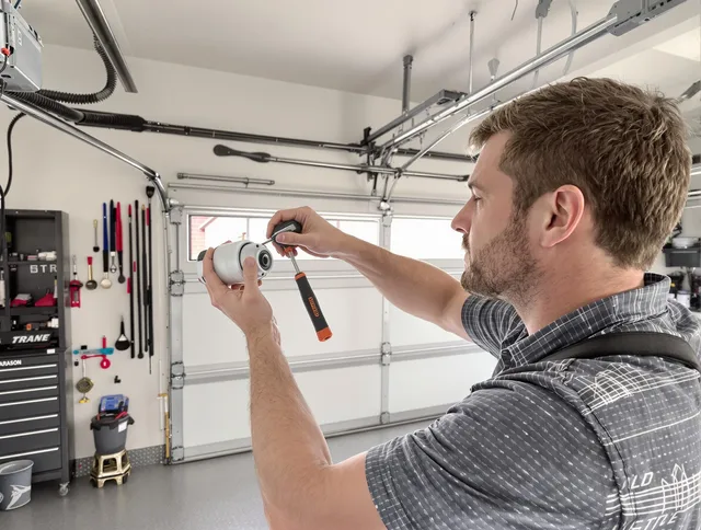 Garage door opener repair service by East Windsor Garage Door Repair in East Windsor