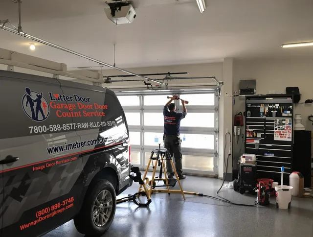 East Windsor Garage Door Repair team performing same-day garage door repair in East Windsor